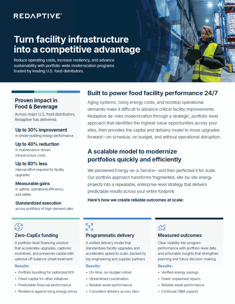Turn facility infrastructure into a competitive advantage.